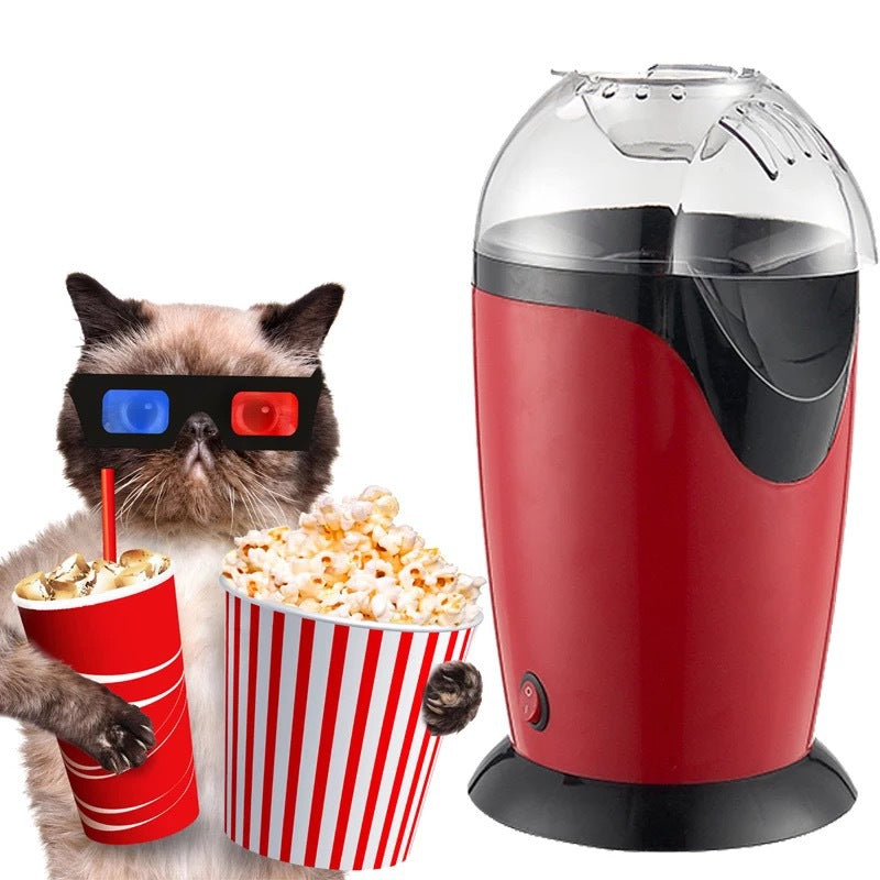 Popcorn Maker Household Mini Popcorn Machine Automatic DIY - Hickstreetcorp