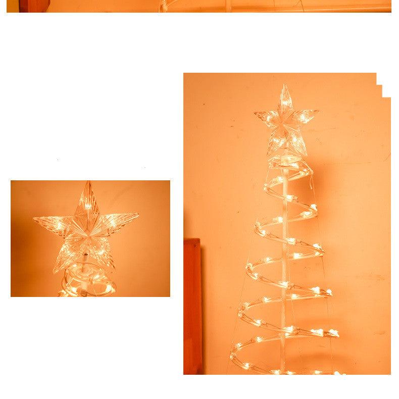 New Style LED Spiral Christmas Tree Light Christmas Spiral Tree Indoor And Outdoor Decoration Lights - Hickstreetcorp