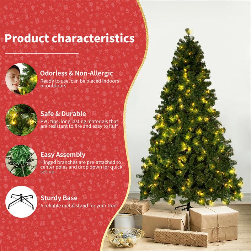 Window Decoration PVC Encrypted Christmas Tree Decorations - Hickstreetcorp