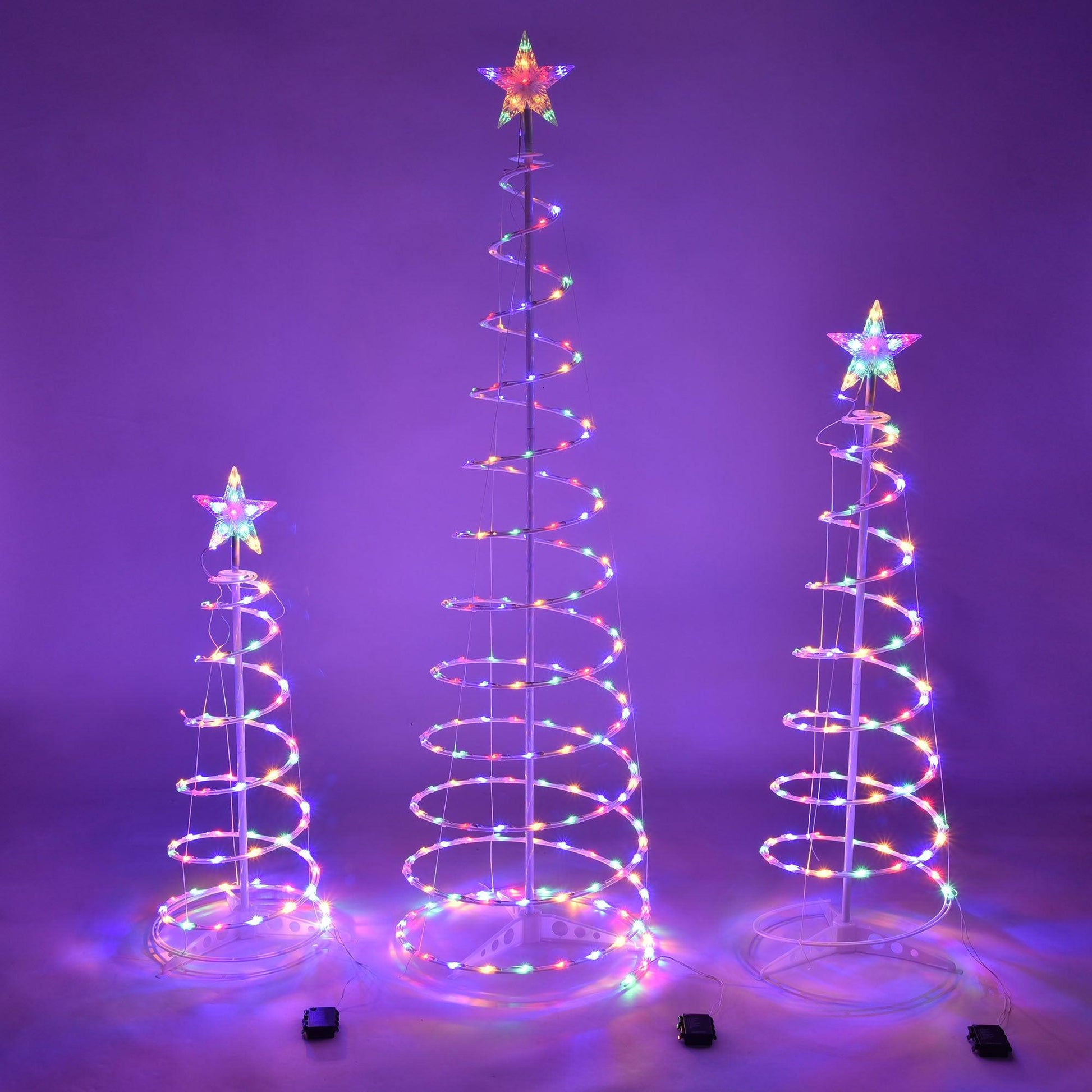 New Style LED Spiral Christmas Tree Light Christmas Spiral Tree Indoor And Outdoor Decoration Lights - Hickstreetcorp