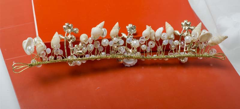 Headdress Flower Hair Band Baroque Hair Accessories Photo Studio Wedding Accessories - Hickstreetcorp