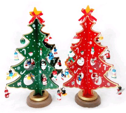 Christmas Decorations Creative Christmas Tree Desktop Decoration Decorations Wood Christmas Tree - Hickstreetcorp