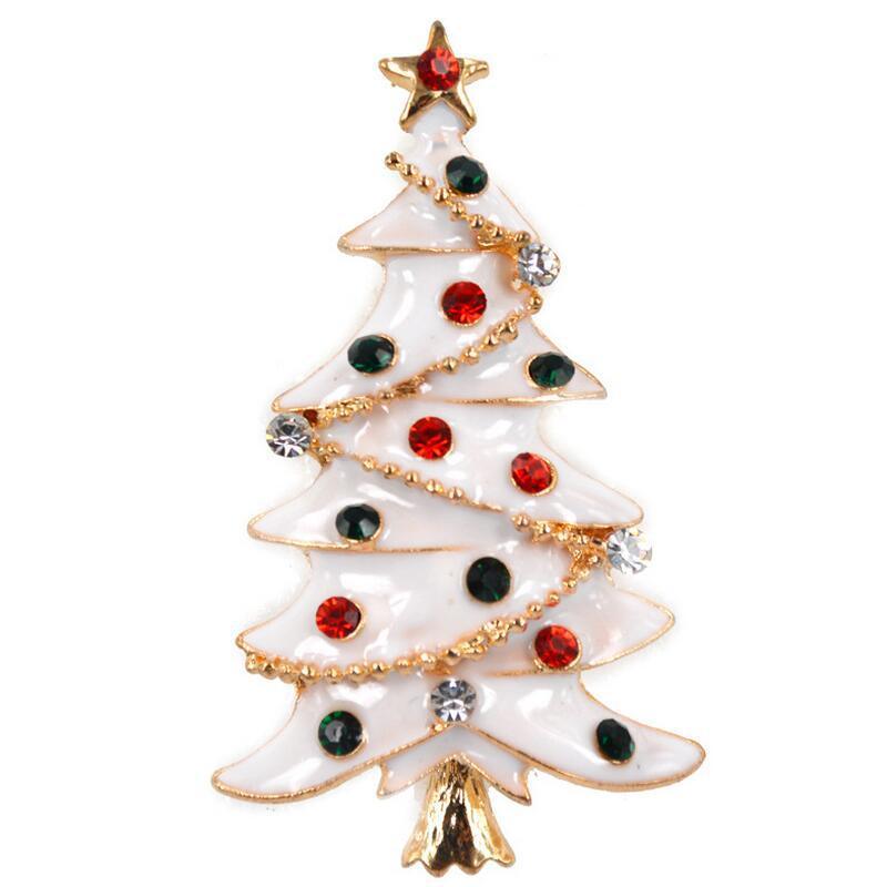 Christmas Tree Brooch Pin Women Girls Jewelry - Hickstreetcorp