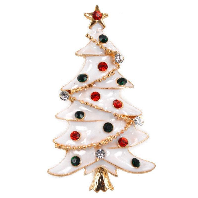 Christmas Tree Brooch Pin Women Girls Jewelry - Hickstreetcorp