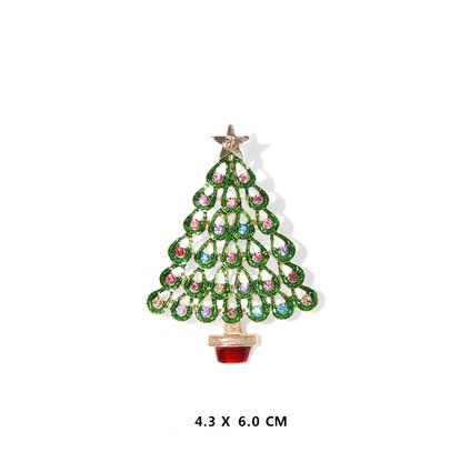 Christmas Tree Brooch Pin Women Girls Jewelry - Hickstreetcorp