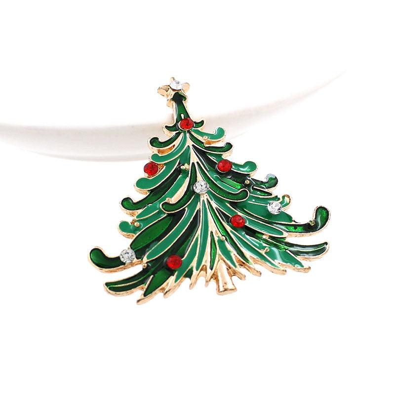 Christmas Tree Brooch Pin Women Girls Jewelry - Hickstreetcorp