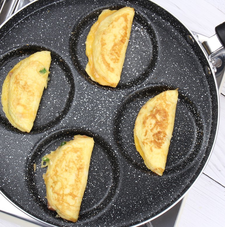 Egg Frying Pan Nonstick Pancake Pans 4 - Cups Cookware Pancake Pan Egg Pan Suitable For Gas Stove Induction Cooker - Hickstreetcorp