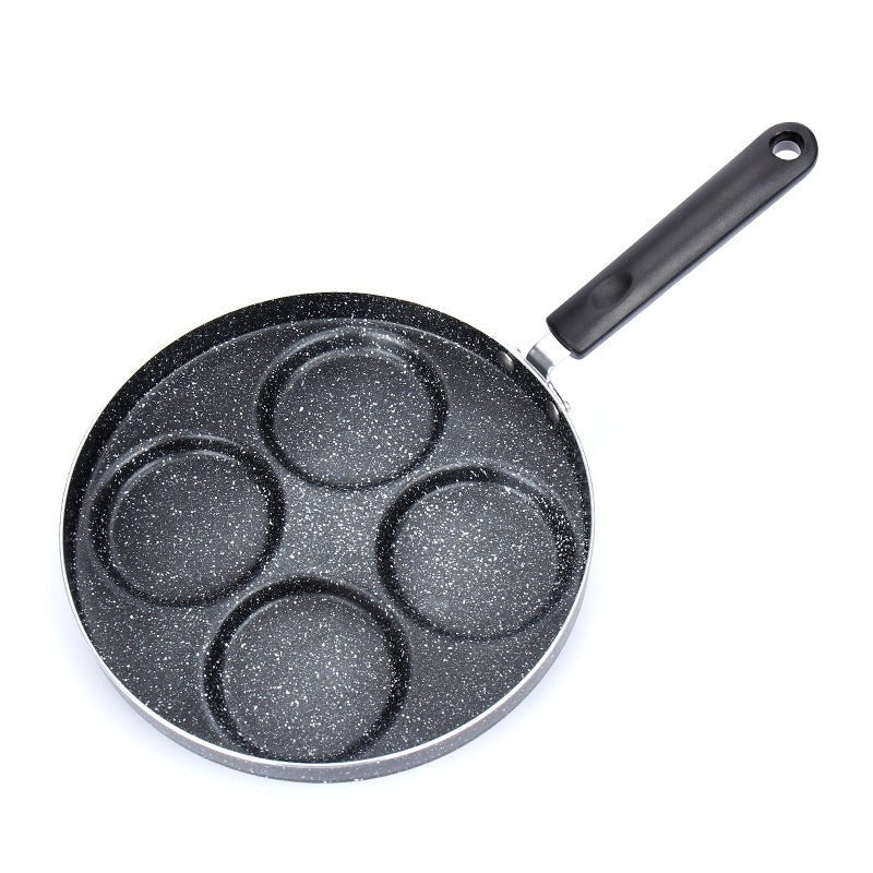 Egg Frying Pan Nonstick Pancake Pans 4 - Cups Cookware Pancake Pan Egg Pan Suitable For Gas Stove Induction Cooker - Hickstreetcorp