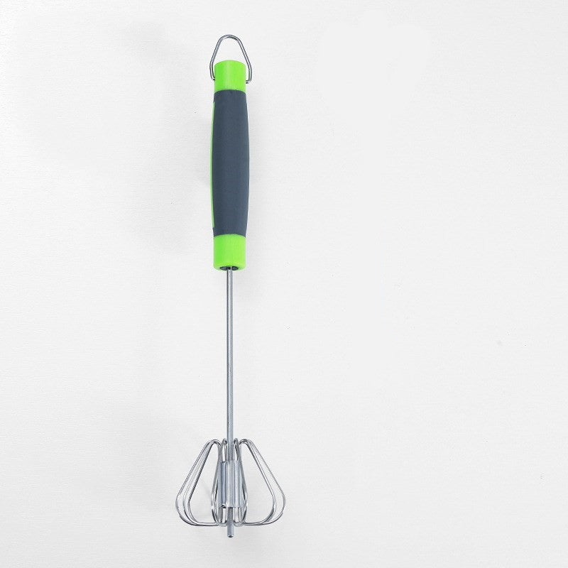 Stainless Steel Manual Egg Beater Kitchen Gadget - Hickstreetcorp